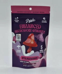 purple enhanced microdose gummies