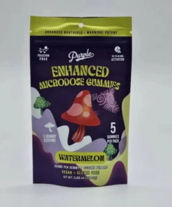 purple enhanced microdose gummies